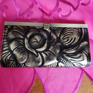 Patricia Nash Burnished Tooled Wallet